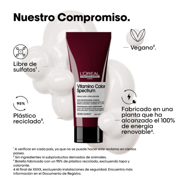 Acondicionador Vitamino Color Spectrum Protección del color 200 ml L'Oréal Professionnel - Image 3