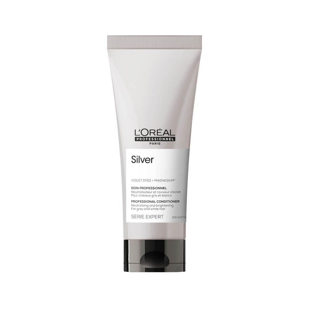 Acondicionador Silver Suavidad y Brillo Cabello Blanco - L'Oréal Professionel 200 ml