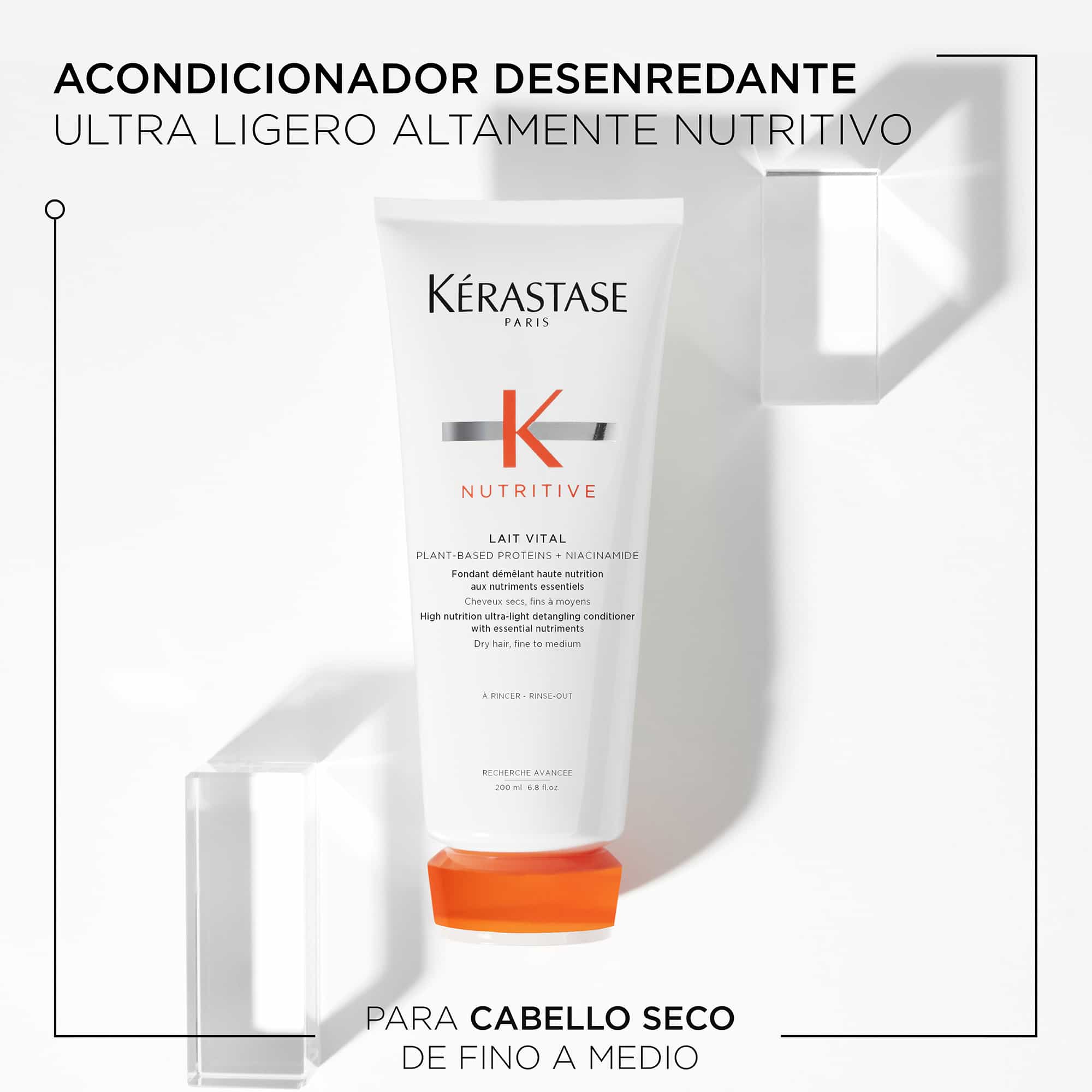 Acondicionador Kerastase Nutritive Lait Vital, Nutrición cabello seco 200ml - Image 3