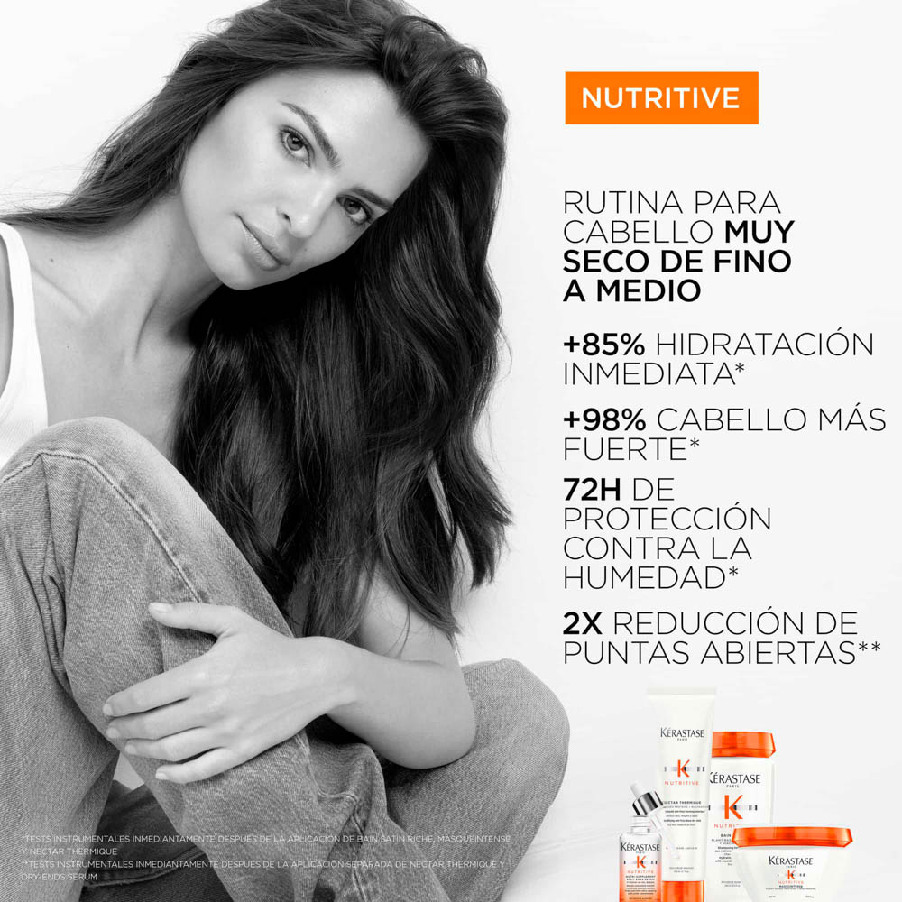 Acondicionador Kerastase Nutritive Lait Vital, Nutrición cabello seco 200ml - Image 4