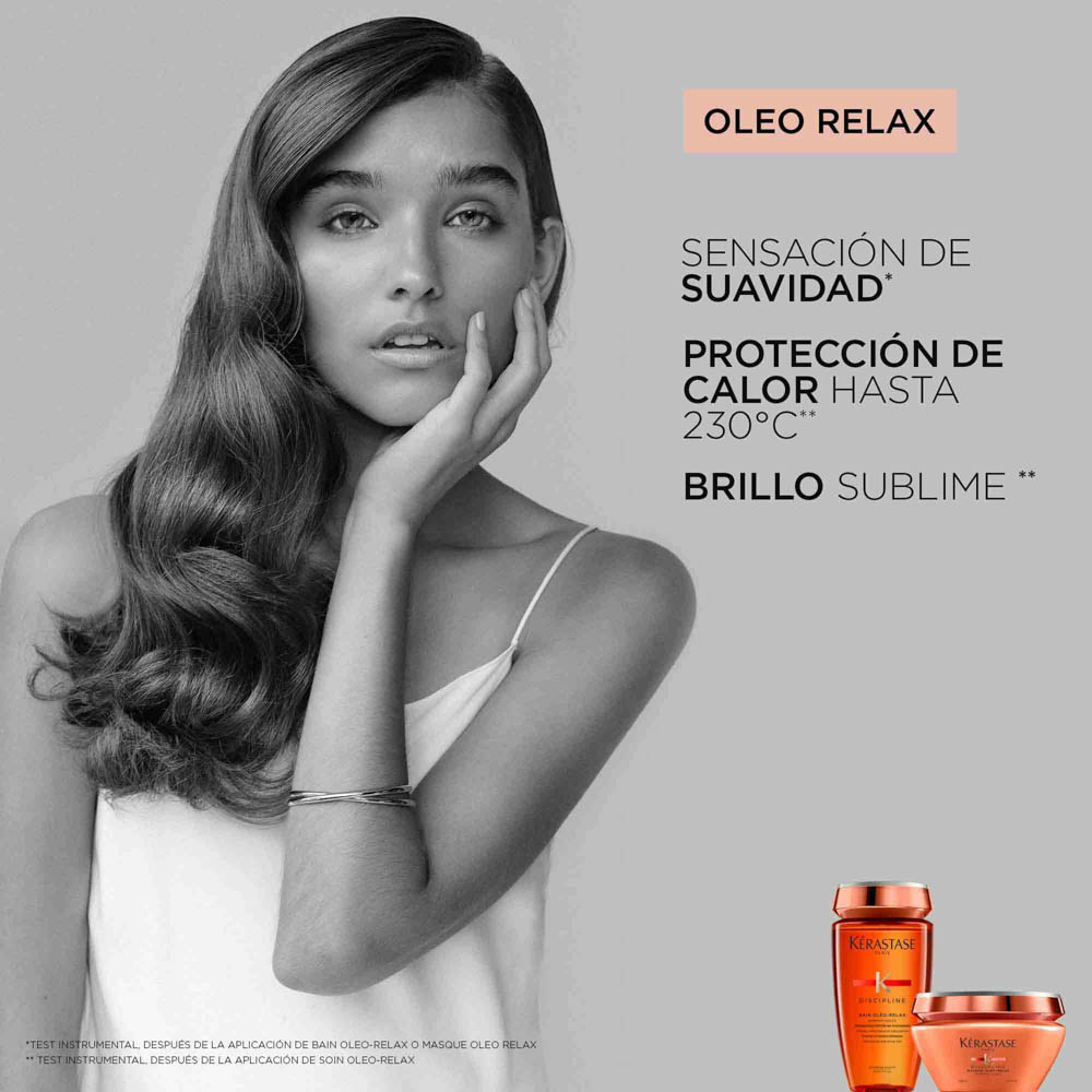 Mascarilla Kérastase Discipline Oléo-Relax Control Frizz cabello seco 200ml - Image 4