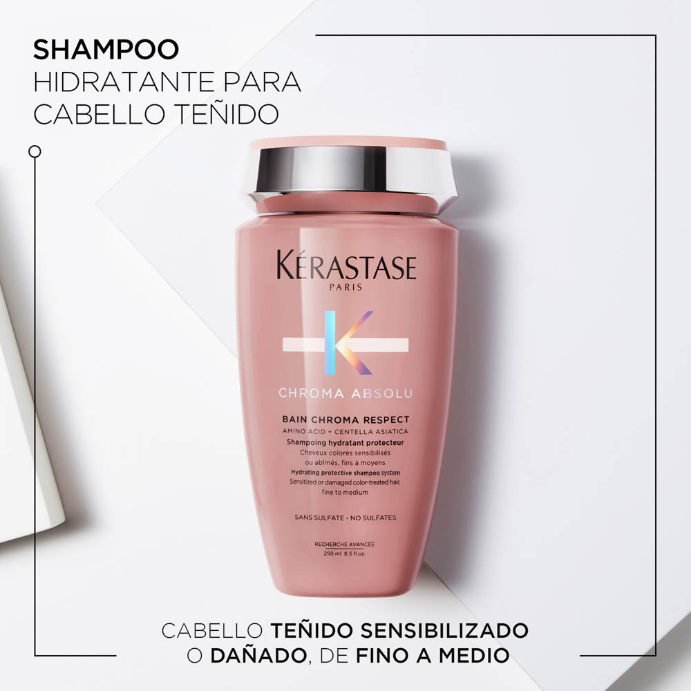 Shampoo Kérastase Chroma Absolu Respect Hidratación Cabello con Color 250ml - Image 2
