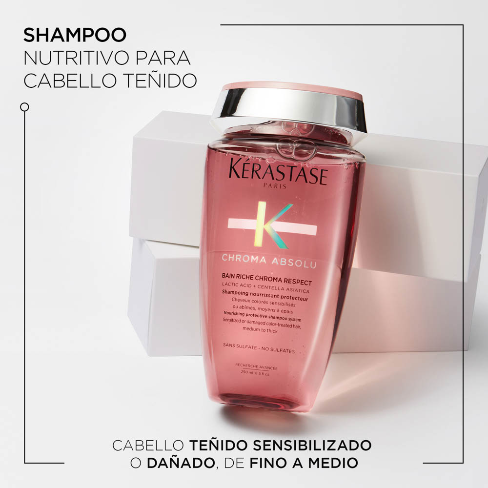Shampoo Kérastase Riche Chroma Respect Nutrición Cabello con Color 250ml - Image 2