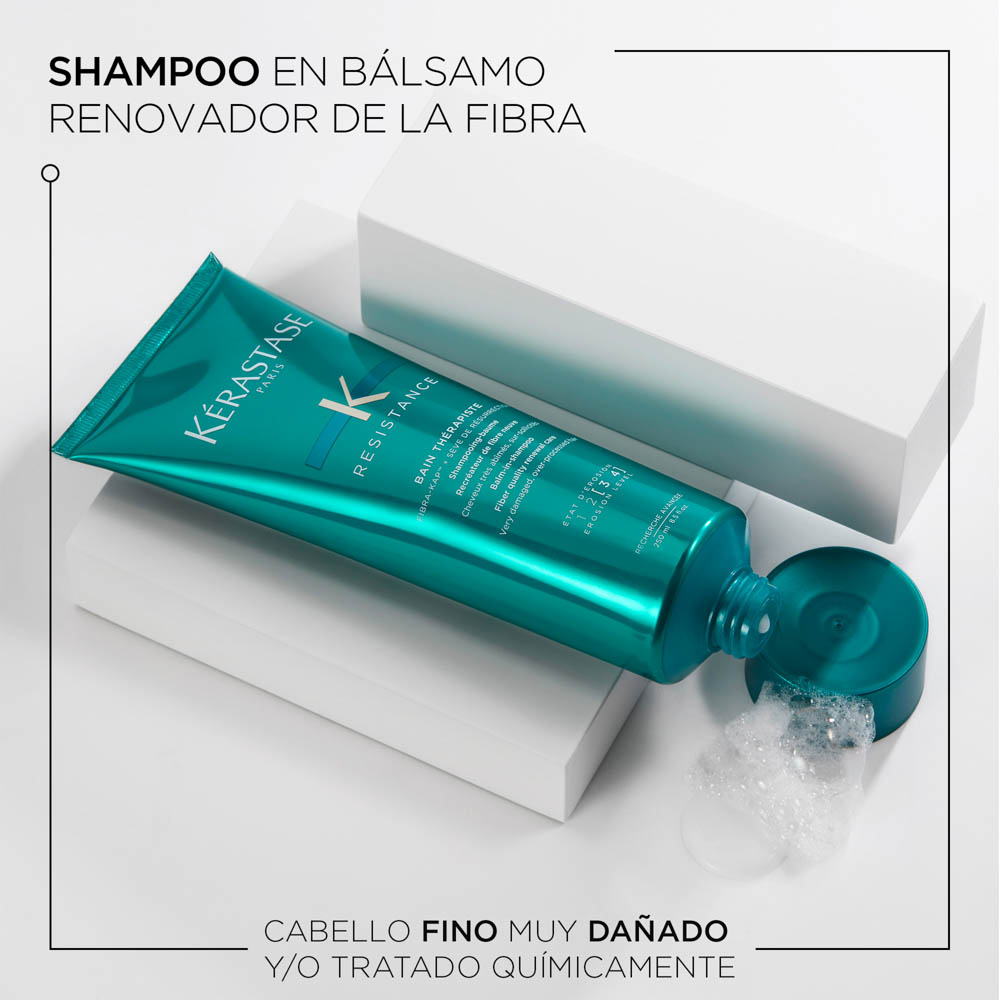Shampoo Kérastase Résistance Therapiste Reparación Cabello Muy Dañado 250ml - Image 2