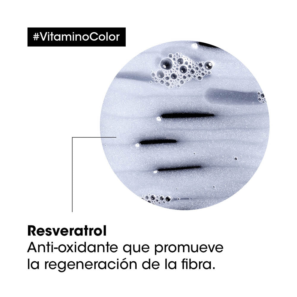 Shampoo Vitamino Color Protección Cabello Con Color - L'Oréal Professionel 300 ml - Image 4
