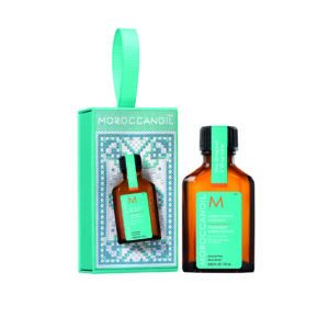 Tratamiento Light Moroccanoil para cabello, edición navideña, 25ml, ideal para cabello fino y delica.